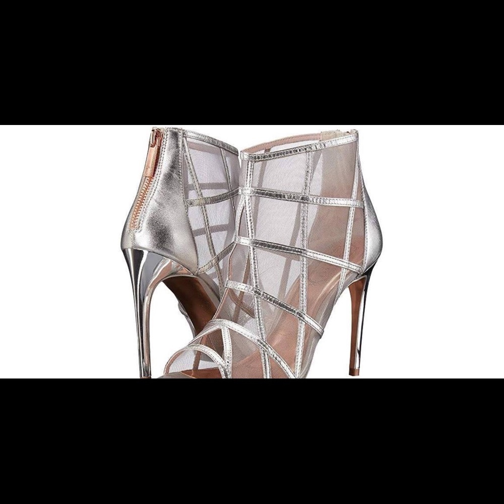 Ted Baker Mesh Peep Toe Shoes.